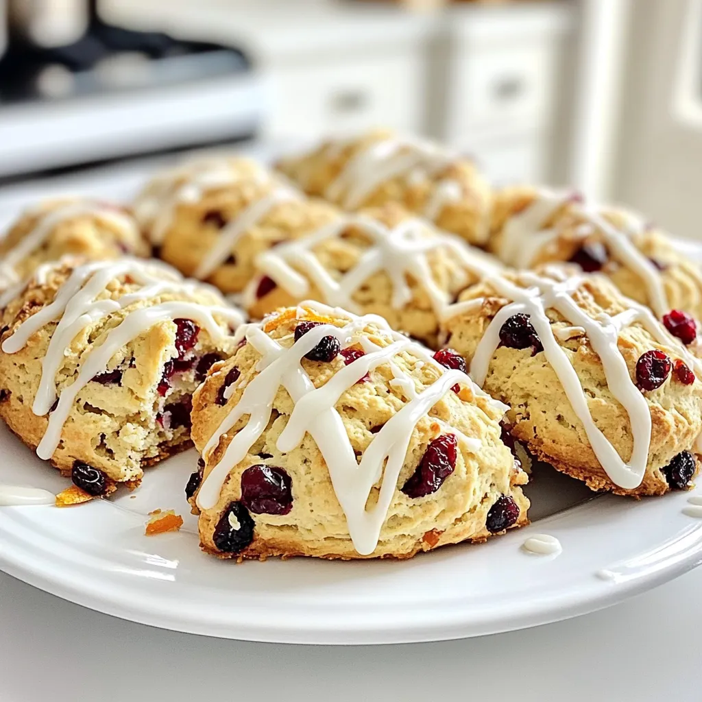 Cranberry Orange Scones with Glaze Easy Baking Guide