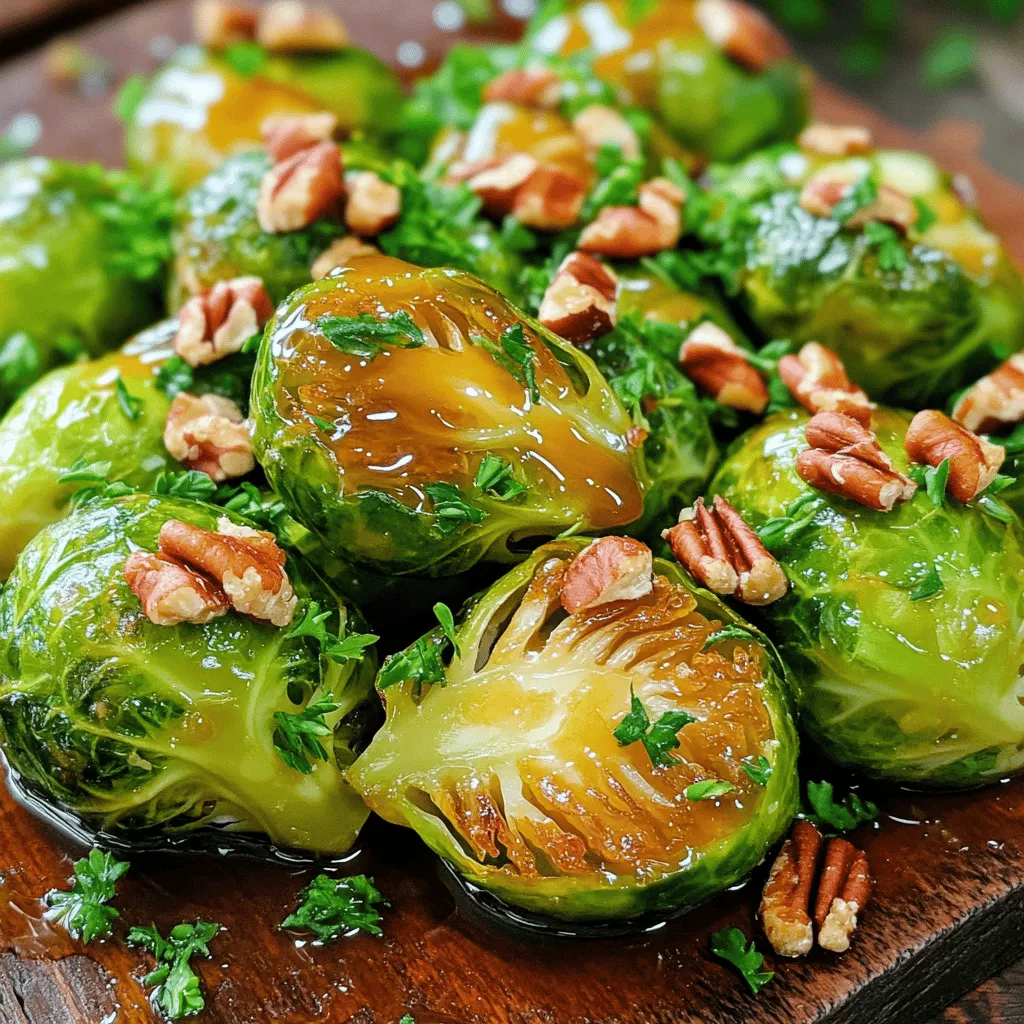 Maple Dijon Roasted Brussels Sprouts Savory Delight