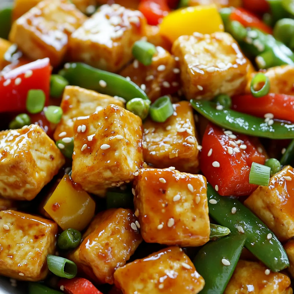 Sweet Chili Tofu Stir Fry Flavorful and Easy Recipe