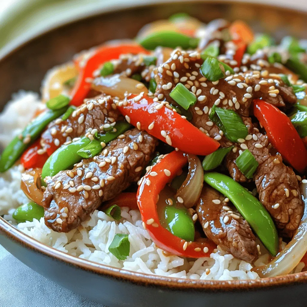 Spicy Sesame Beef Stir Fry Flavorful and Quick Meal