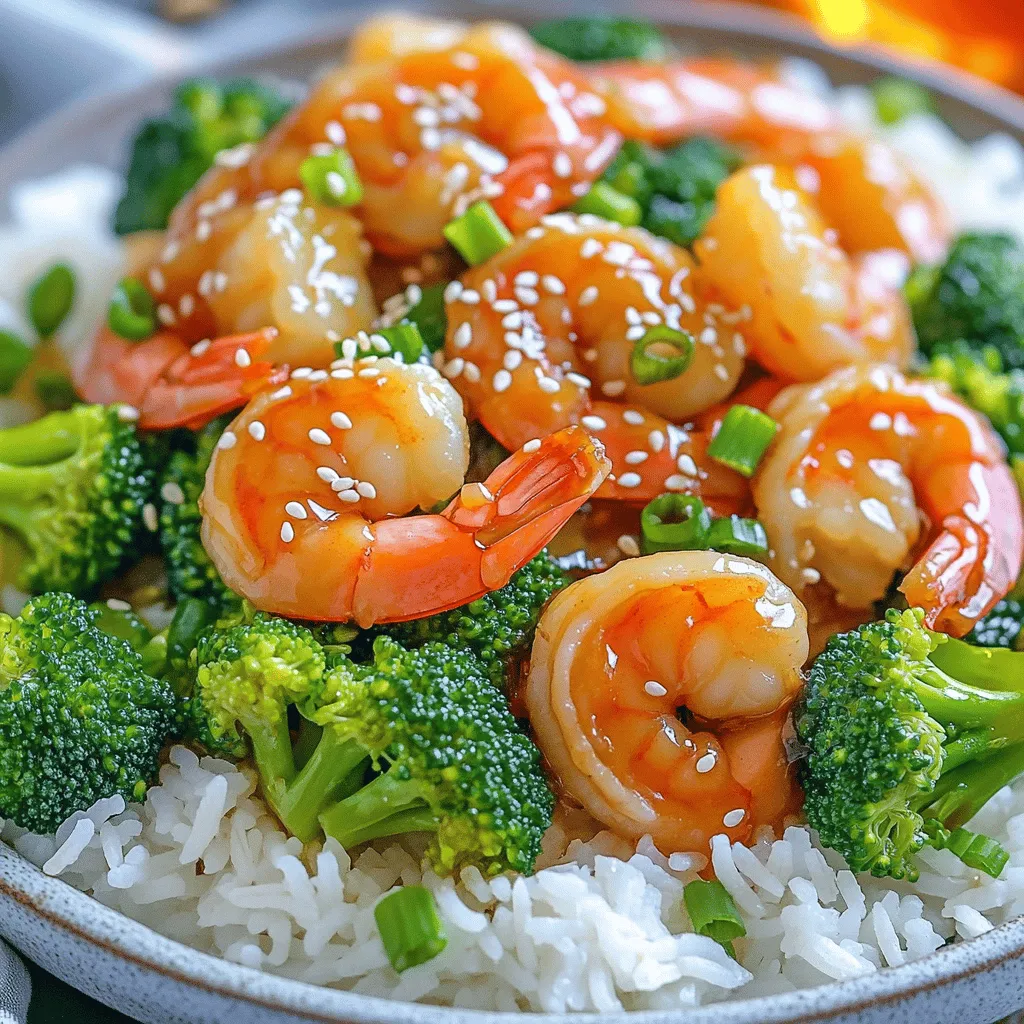 Honey Garlic Shrimp and Broccoli Flavorful Dinner Recipe