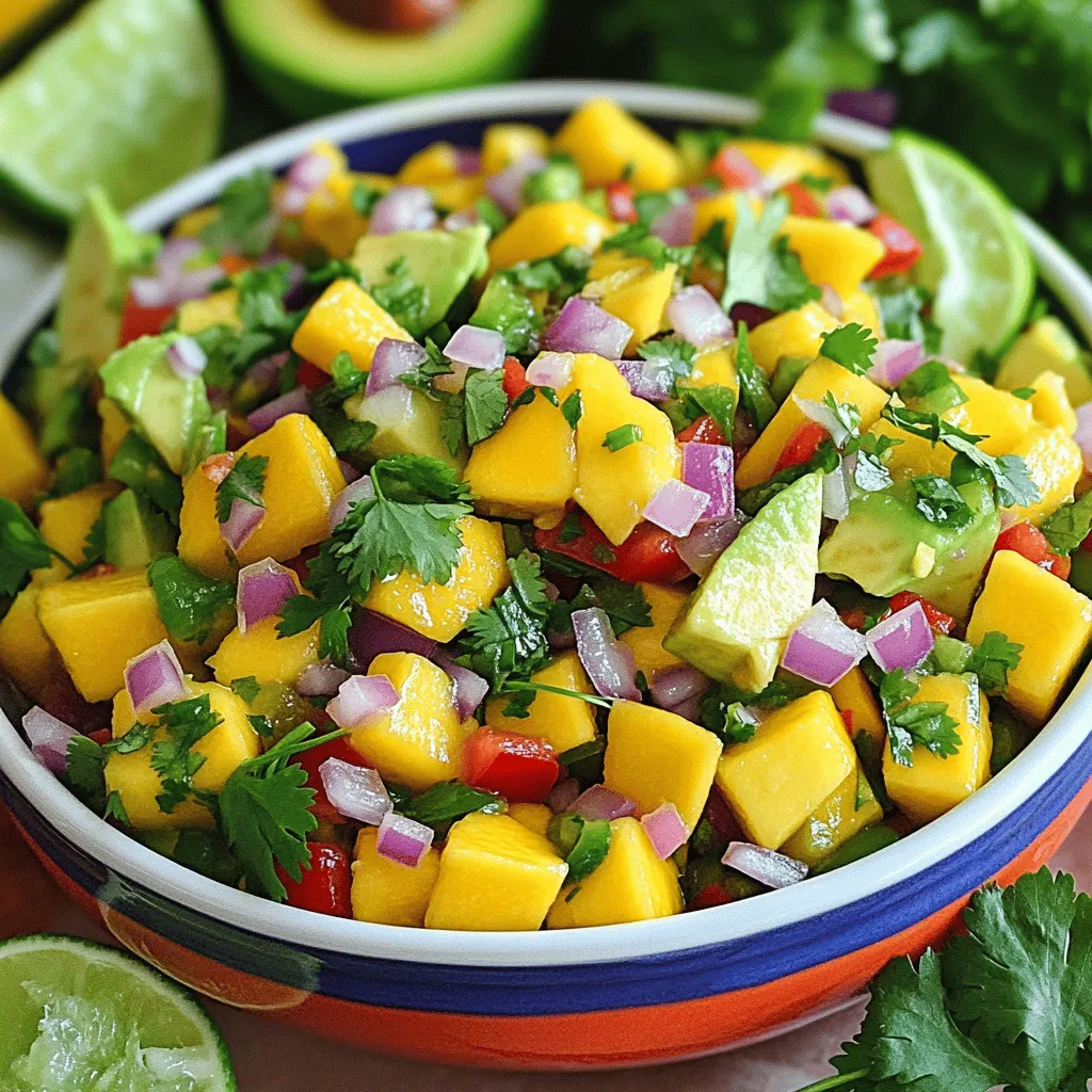 Mango Avocado Salsa Vibrant and Fresh Flavor Boost