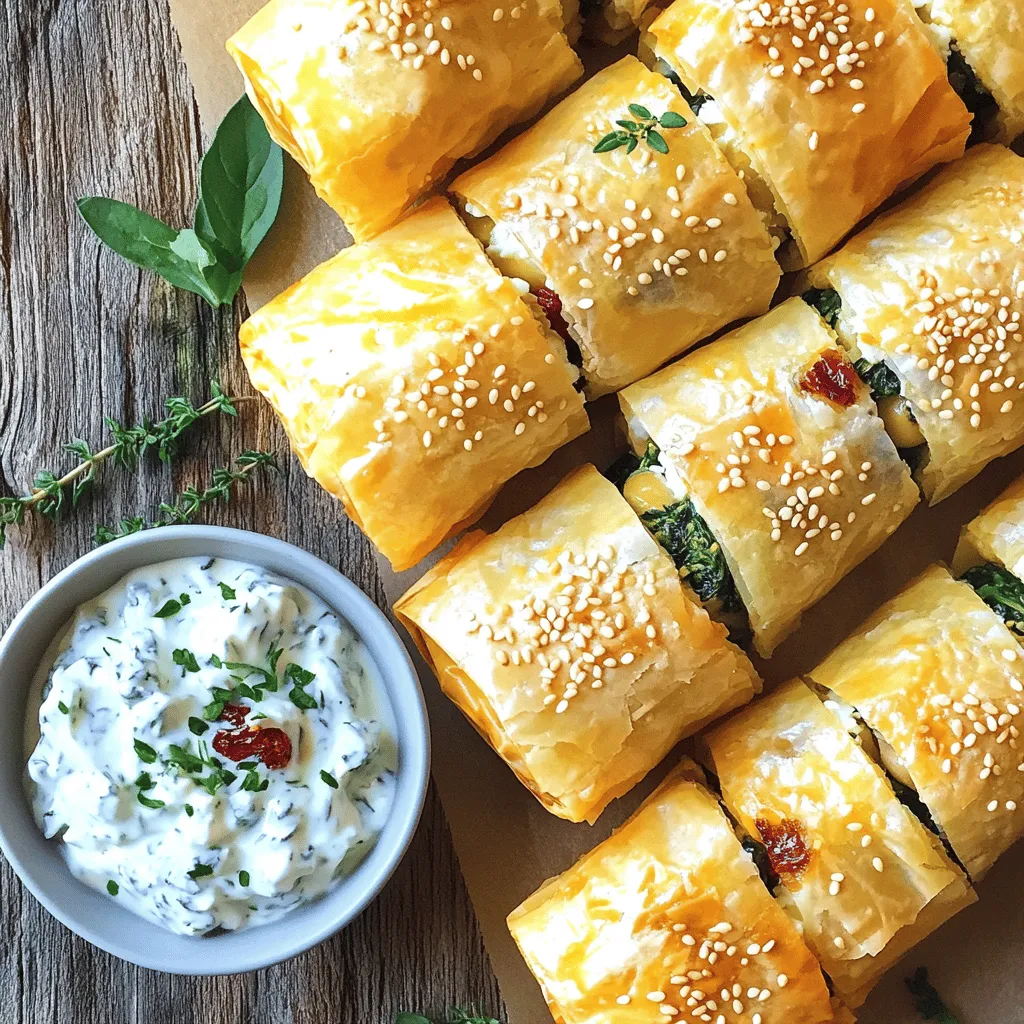 Oven Fried Feta Rolls Crispy and Flavorful Delight
