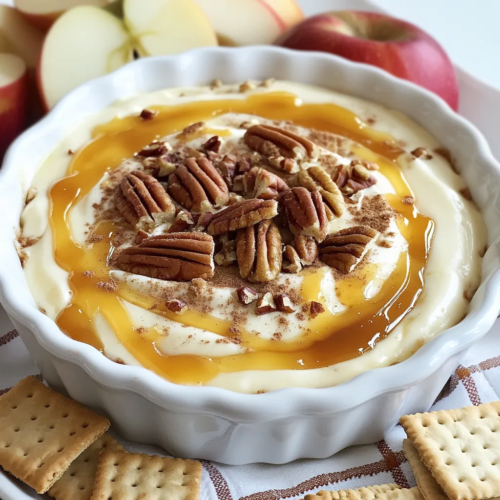 Caramel Pecan Cheesecake Dip Tasty and Easy Treat