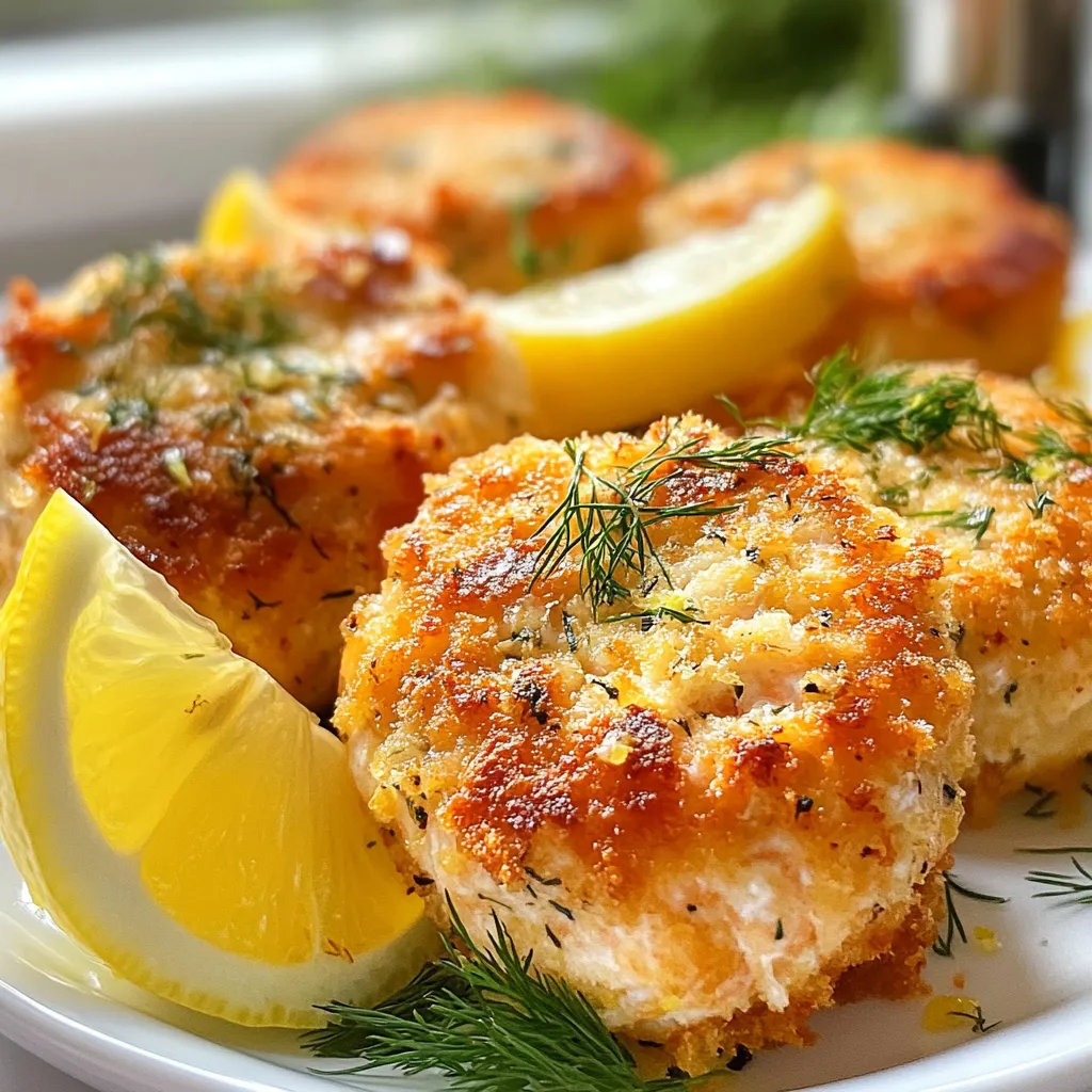 Lemon Dill Salmon Cakes Flavorful and Easy Recipe