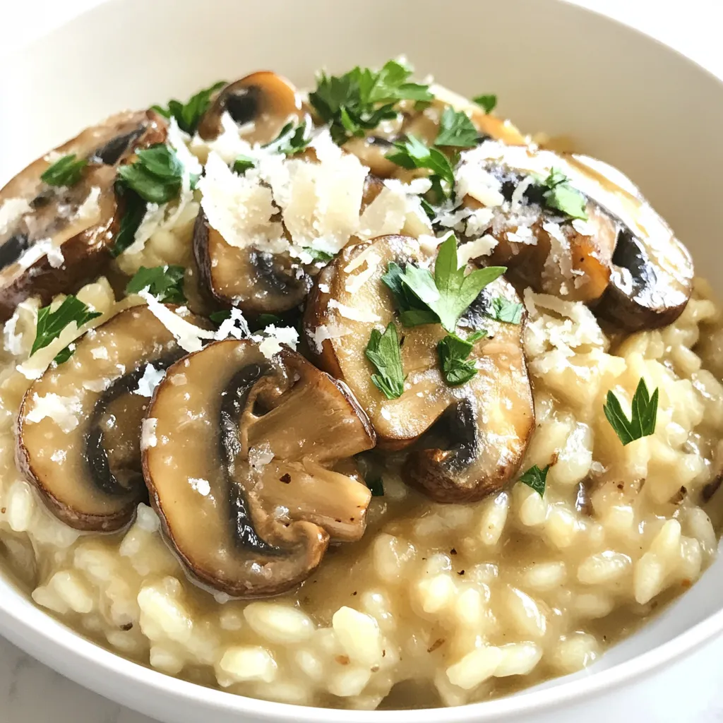 Creamy Mushroom Risotto Hearty and Flavorful Dish