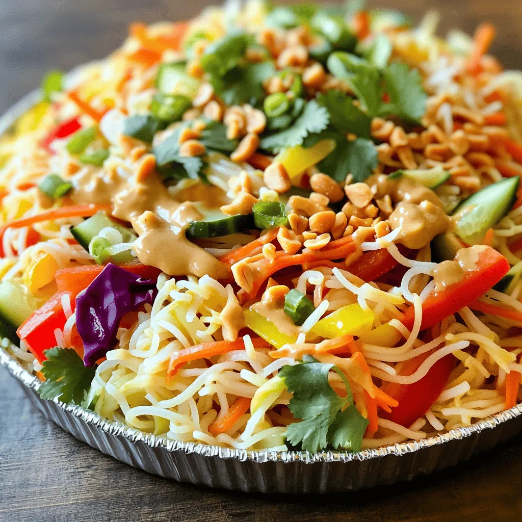 Thai Peanut Noodle Salad Tasty and Easy Recipe