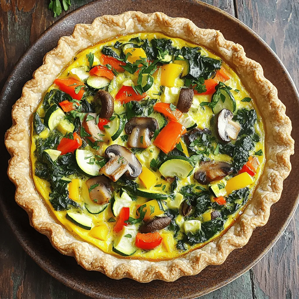 Savory Vegetable Quiche Quick and Easy Recipe