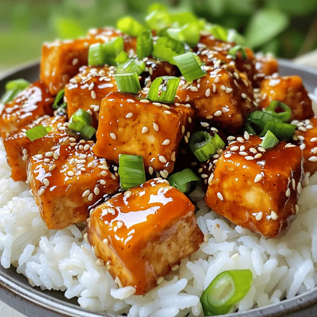 Sweet and Spicy Garlic Tofu Easy and Flavorful Recipe