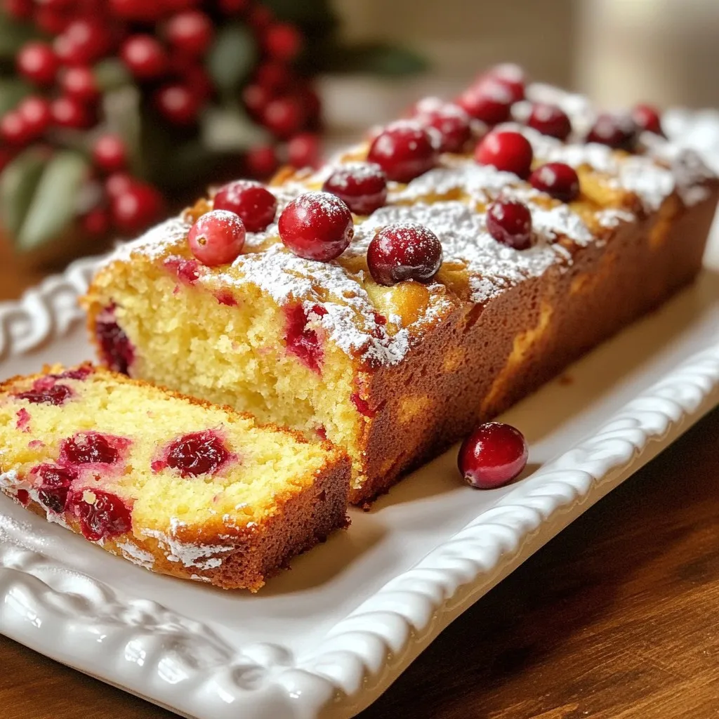 Cranberry Breakfast Loaf Tasty and Simple Delight