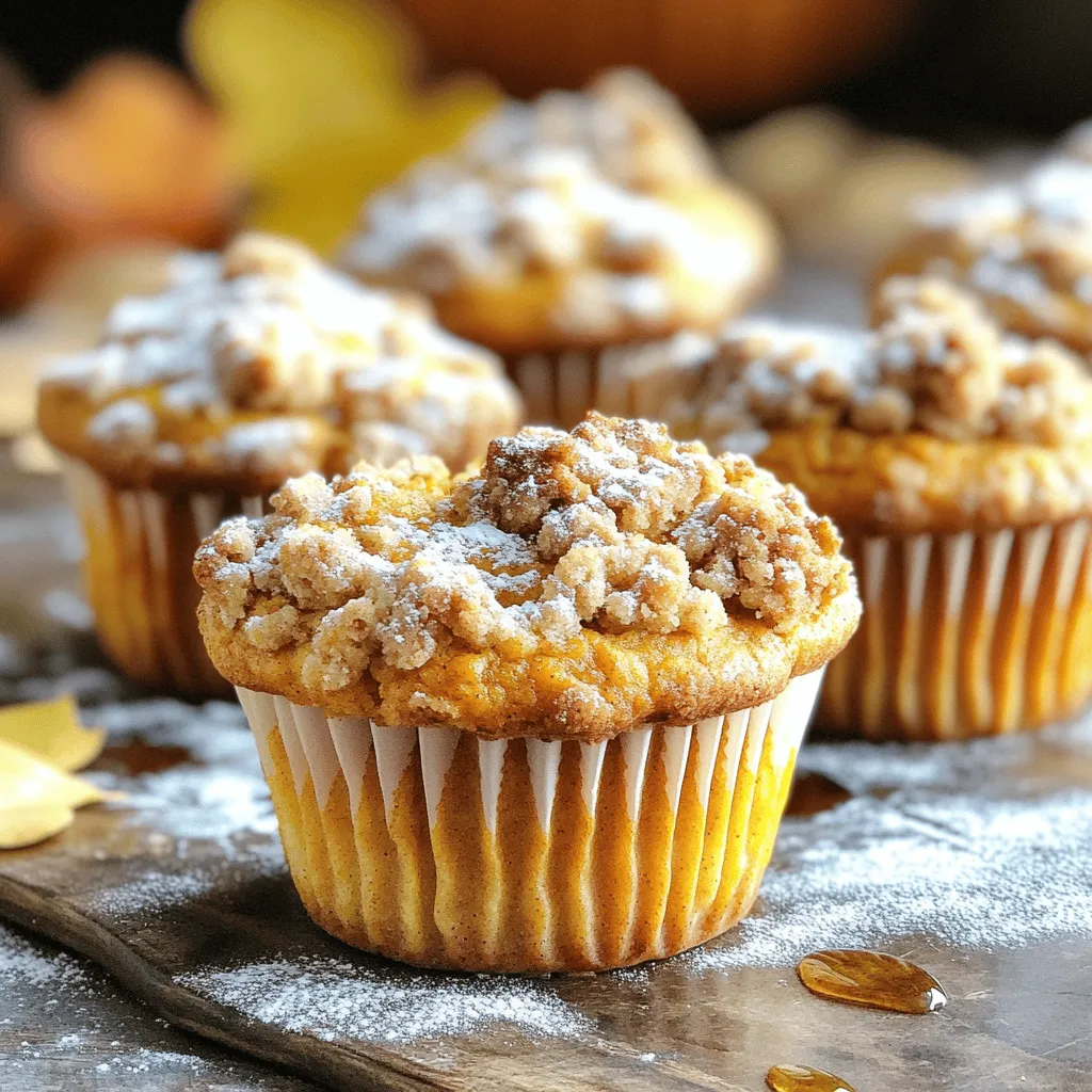 Bakery-Style Maple Pumpkin Streusel Muffins Delight