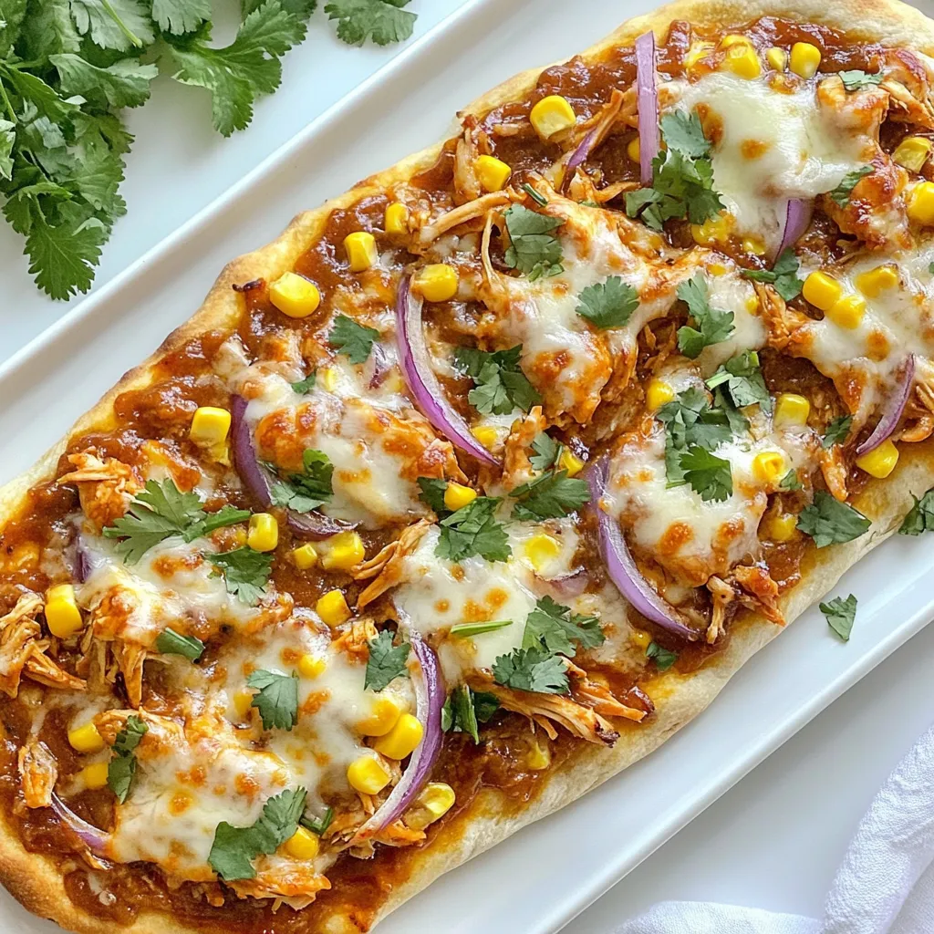 BBQ Chicken Flatbread Flavorful and Easy Recipe