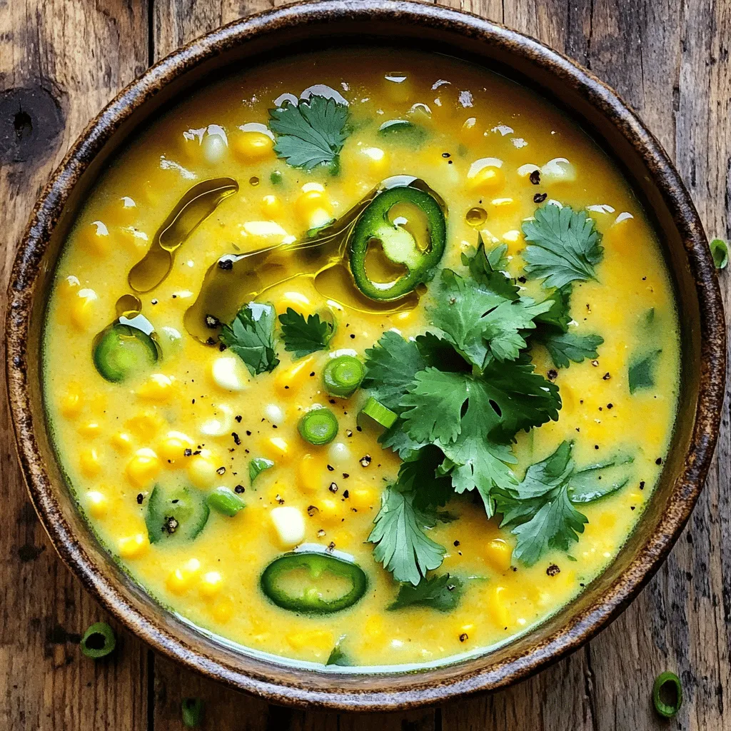 Jalapeño Cheddar Corn Chowder Creamy and Flavorful Bowl