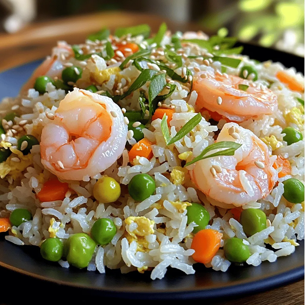 Minute Garlic Butter Shrimp Fried Rice Flavor Boost