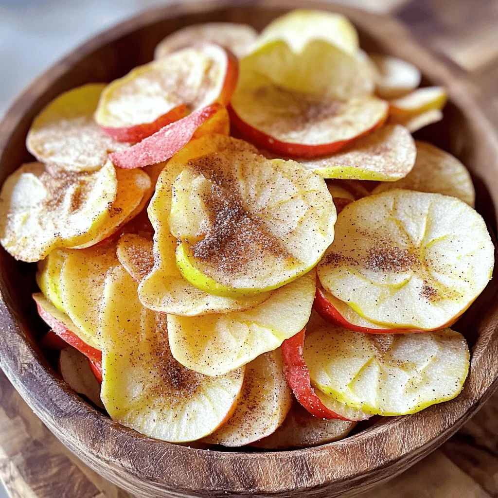 Baked Apple Chips Crispy Snack That Delights