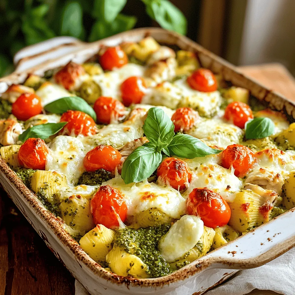 Pesto Chicken Pasta Bake Tasty Family Dinner Delight