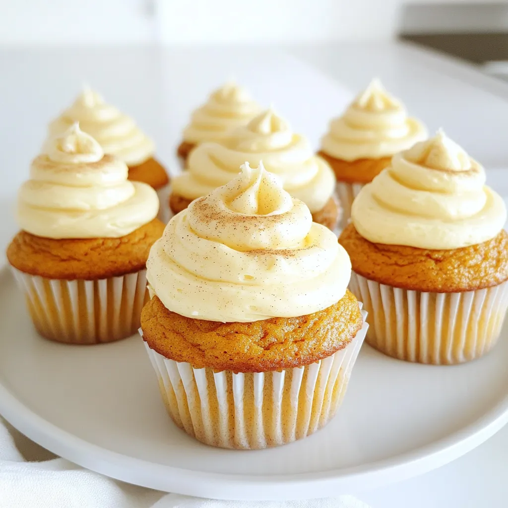 Pumpkin Cream Cheese Cupcakes Delightful and Simple