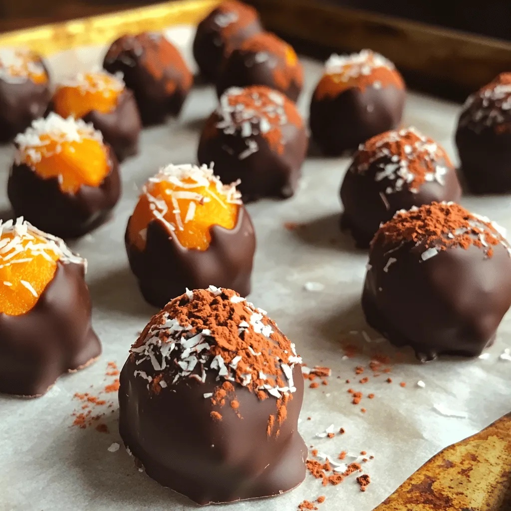 No-Bake Pumpkin Chocolate Truffle Balls Delightful Treat