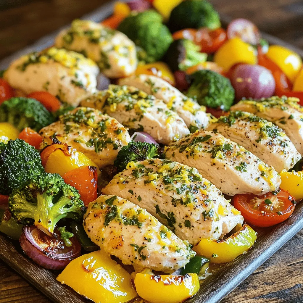 Sheet-Pan Lemon Herb Chicken and Veggies Delight