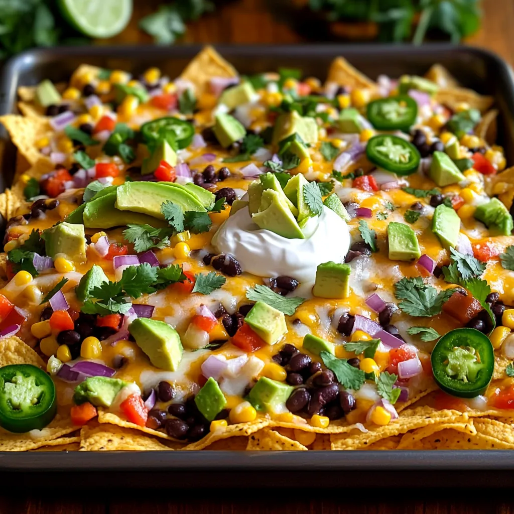 Loaded Veggie Nacho Sheet Pan Flavorful and Fun Meal