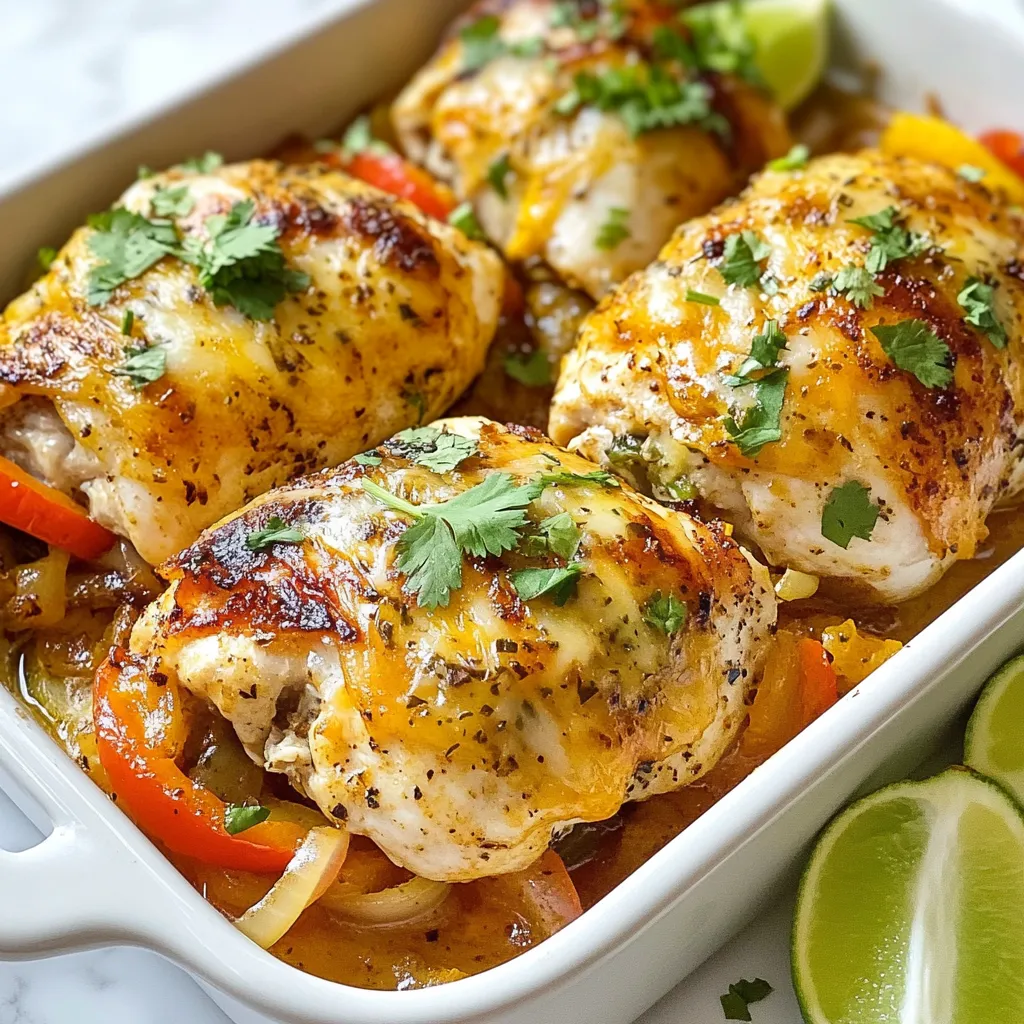 Fajita Stuffed Chicken Flavorful and Easy Recipe