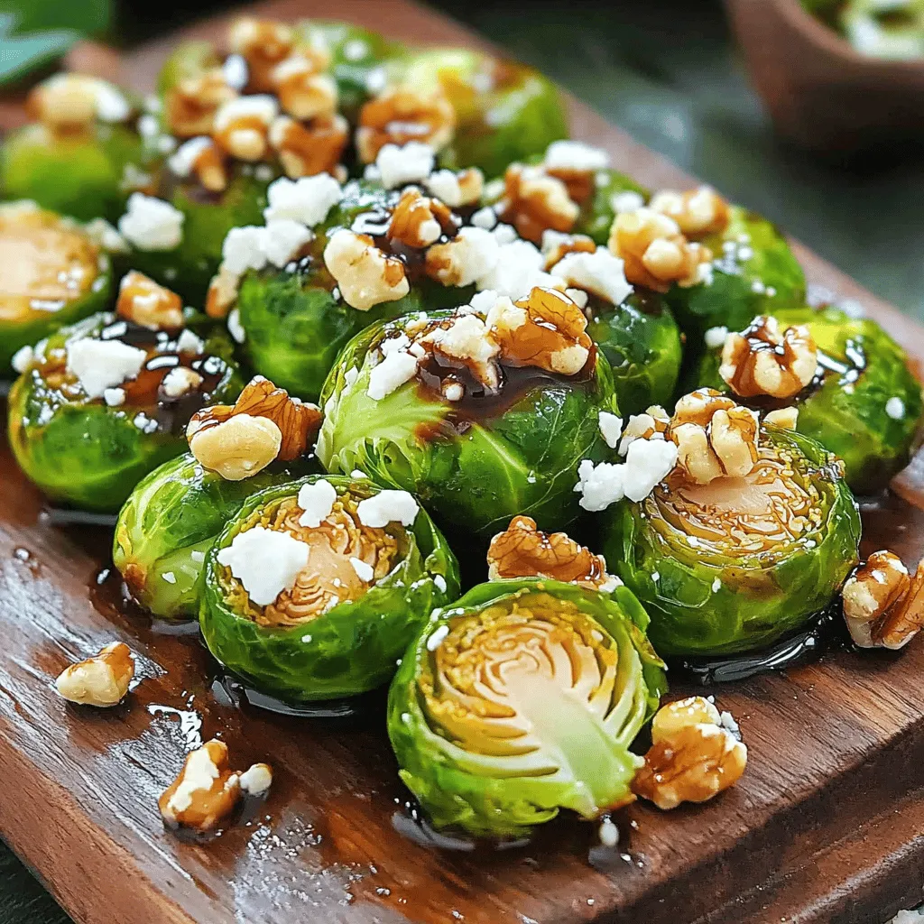 Balsamic Roasted Brussels Sprouts Flavorful Side Dish