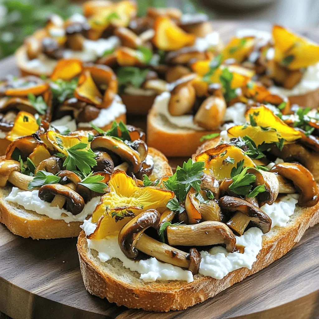 Balsamic Roasted Mushroom Toast Simple and Tasty Snack