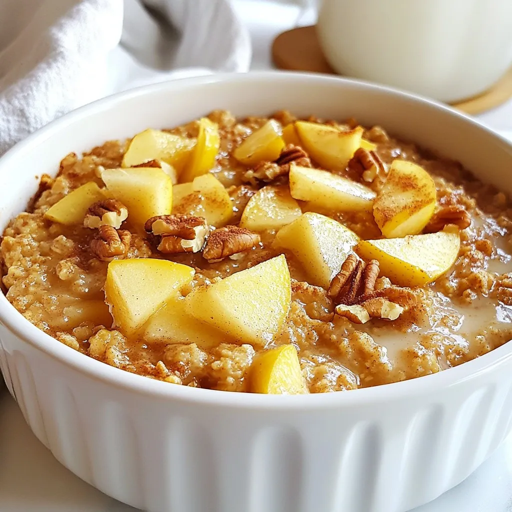 Apple Cinnamon Baked Oatmeal Tasty and Healthy Start