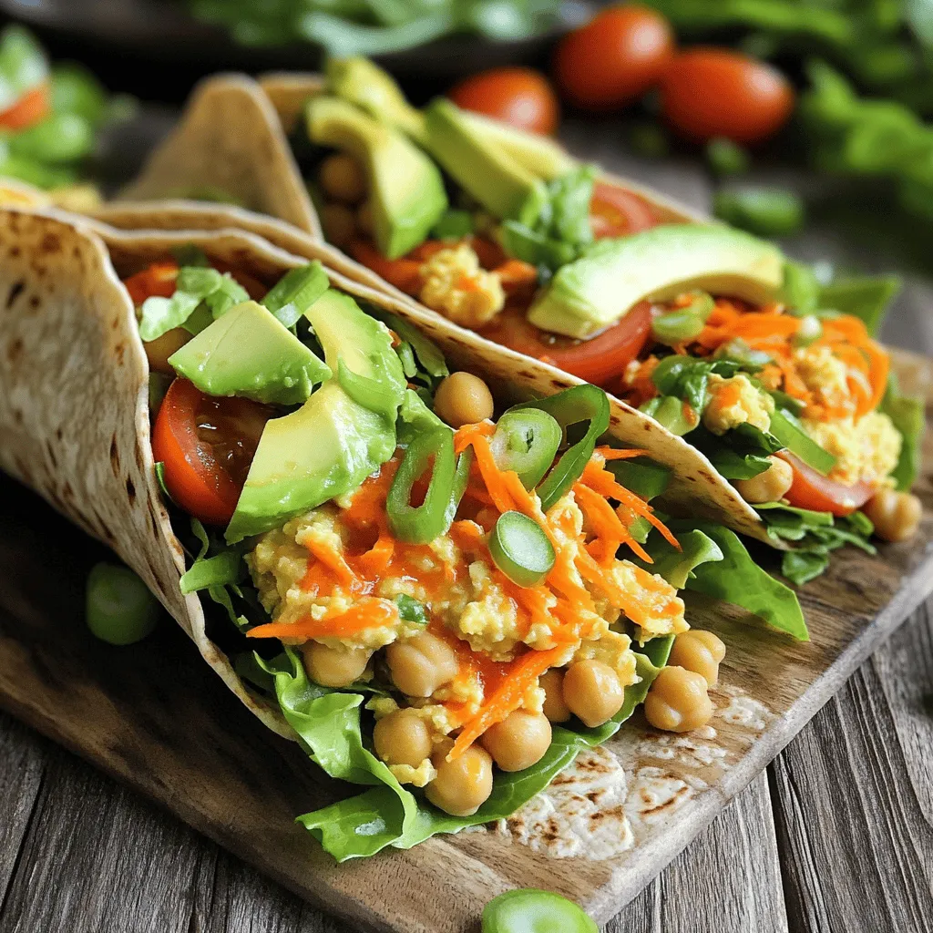 Buffalo Ranch Chickpea Wraps Quick and Tasty Meal