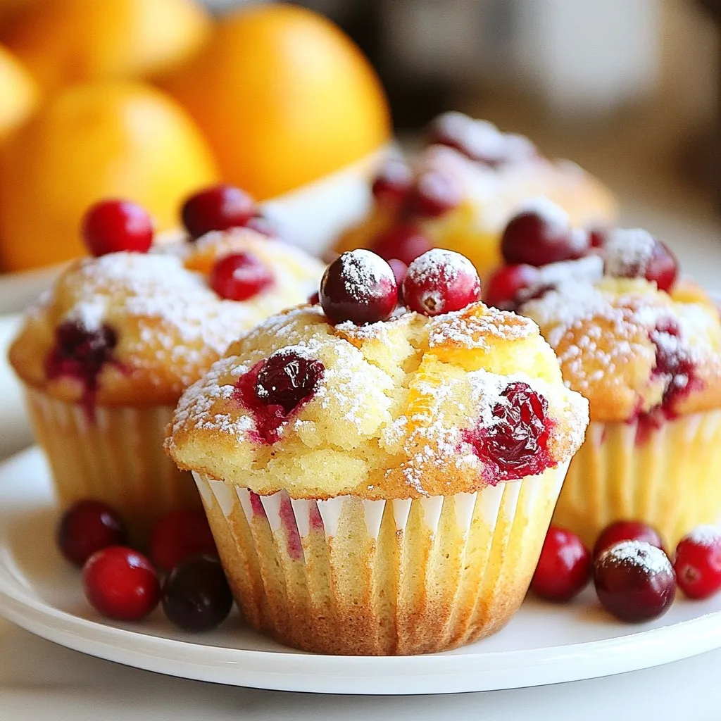 Cranberry Orange Muffins Tasty Breakfast Delight
