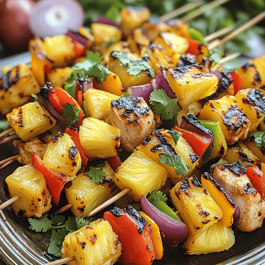 Hawaiian Chicken Skewers Flavorful and Easy Recipe