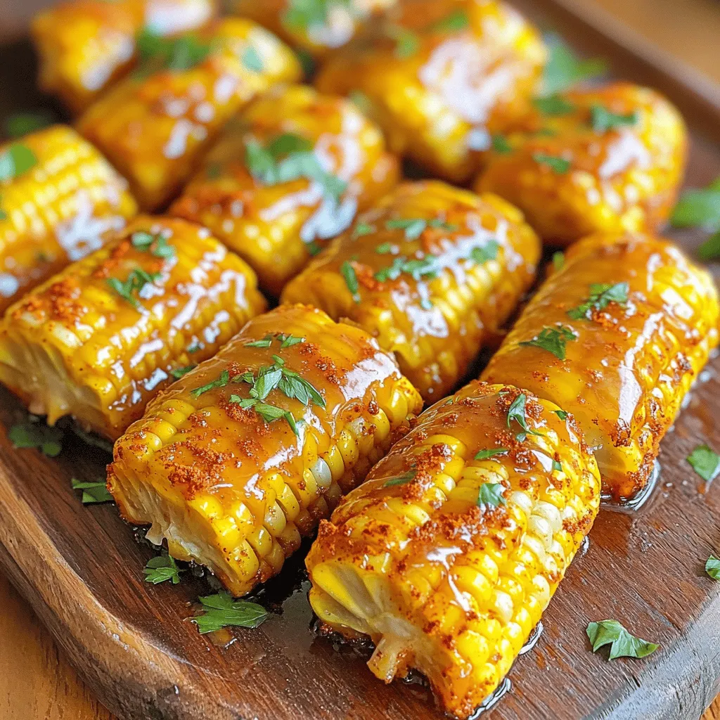 Air Fryer Honey Butter Corn Ribs Savory and Tasty Treat