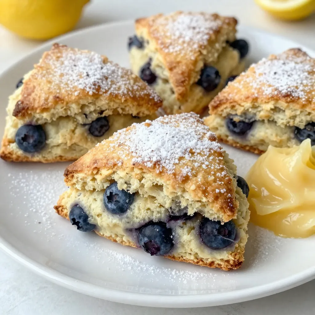 Blueberry Lemon Scones Fresh and Flavorful Delight