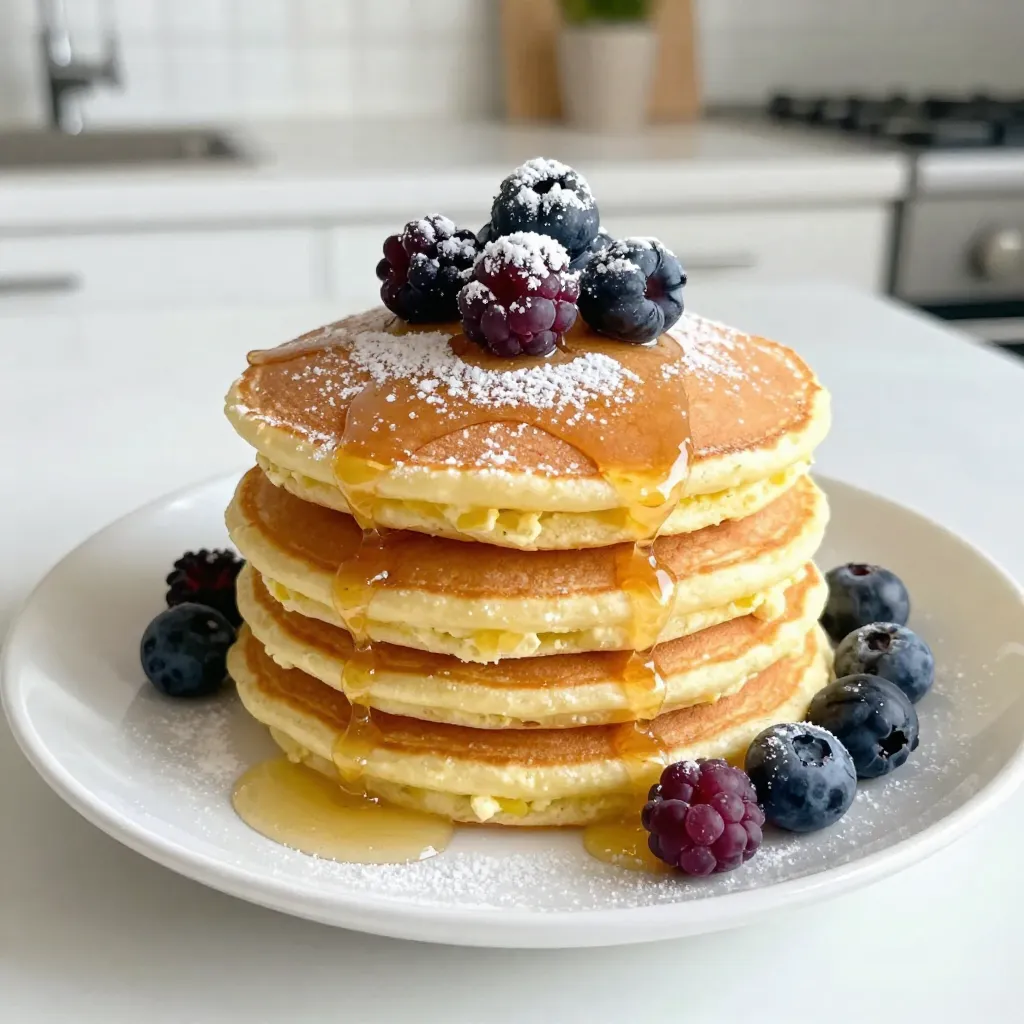 Lemon Ricotta Pancakes Fluffy and Flavorful Delight