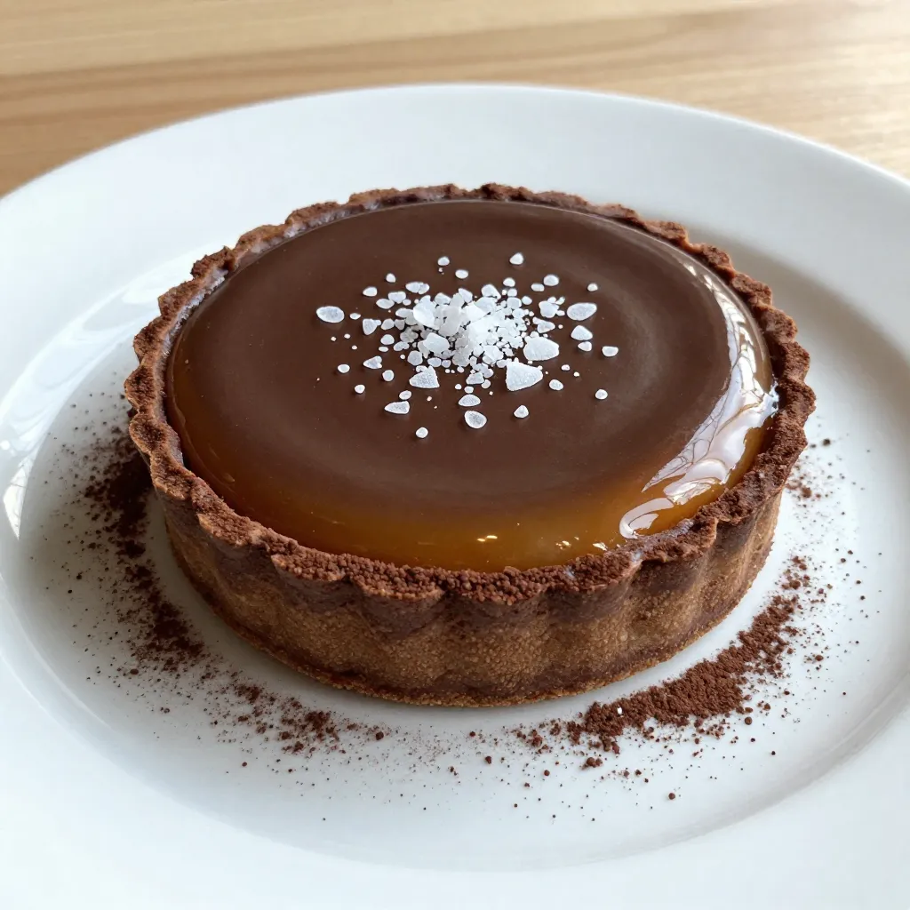 Salted Caramel Chocolate Tart Divine Dessert Delight