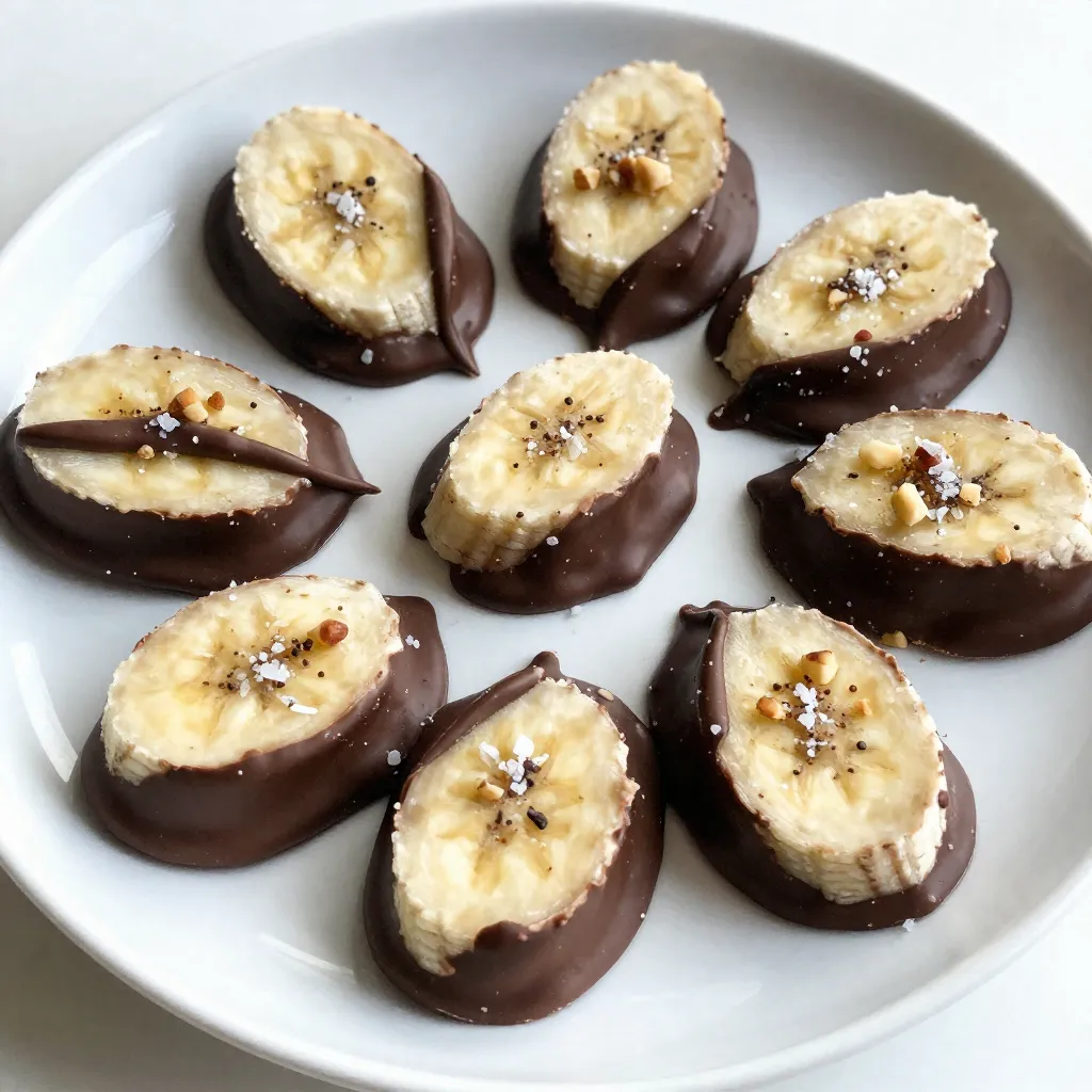 Irresistible Chocolate Covered Banana Bites Recipe