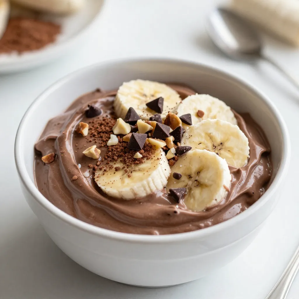 Chocolate Banana Nice Cream Delightful Frozen Treat
