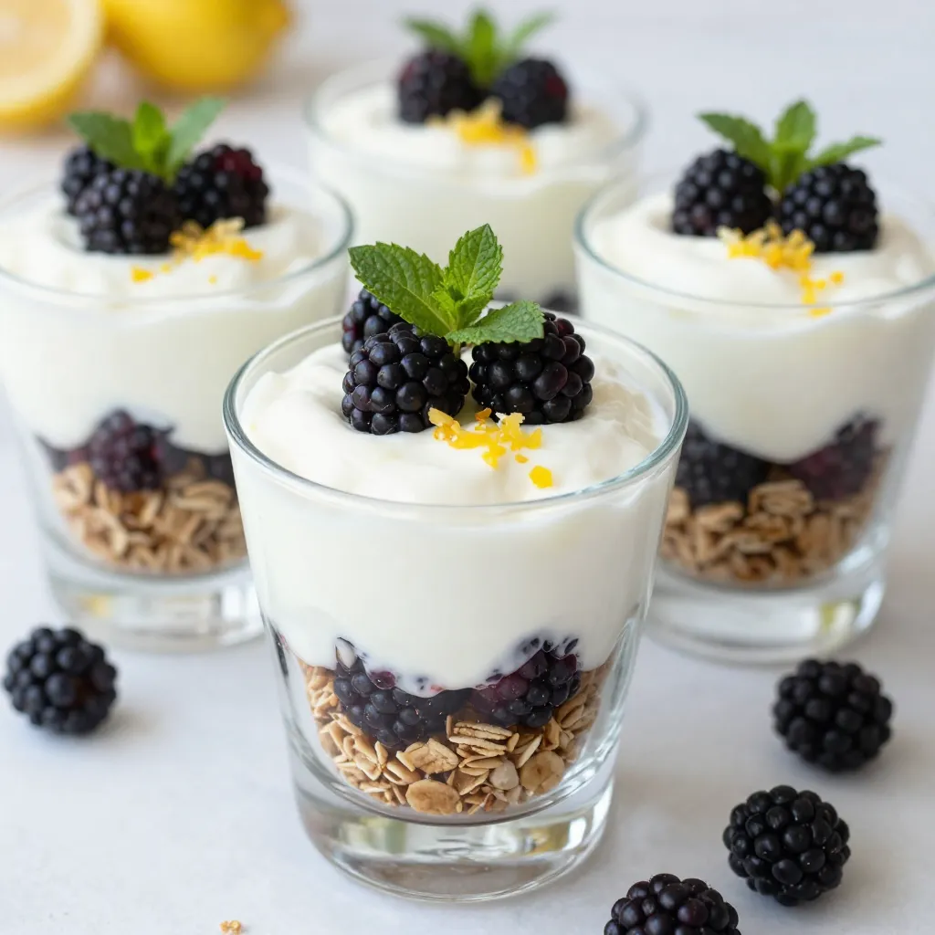 Blackberry Lemon Yogurt Parfaits Simple and Tasty Treat