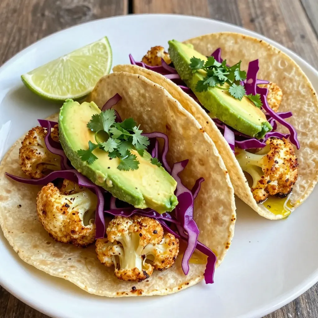 Roasted Cauliflower Tacos Fresh and Flavorful Meal