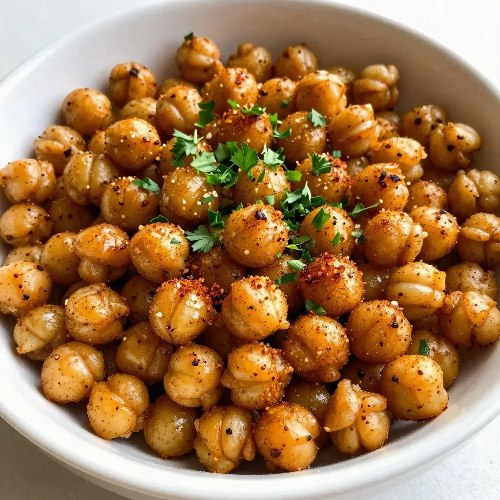 Ranch Roasted Chickpeas Crunchy and Flavorful Snack