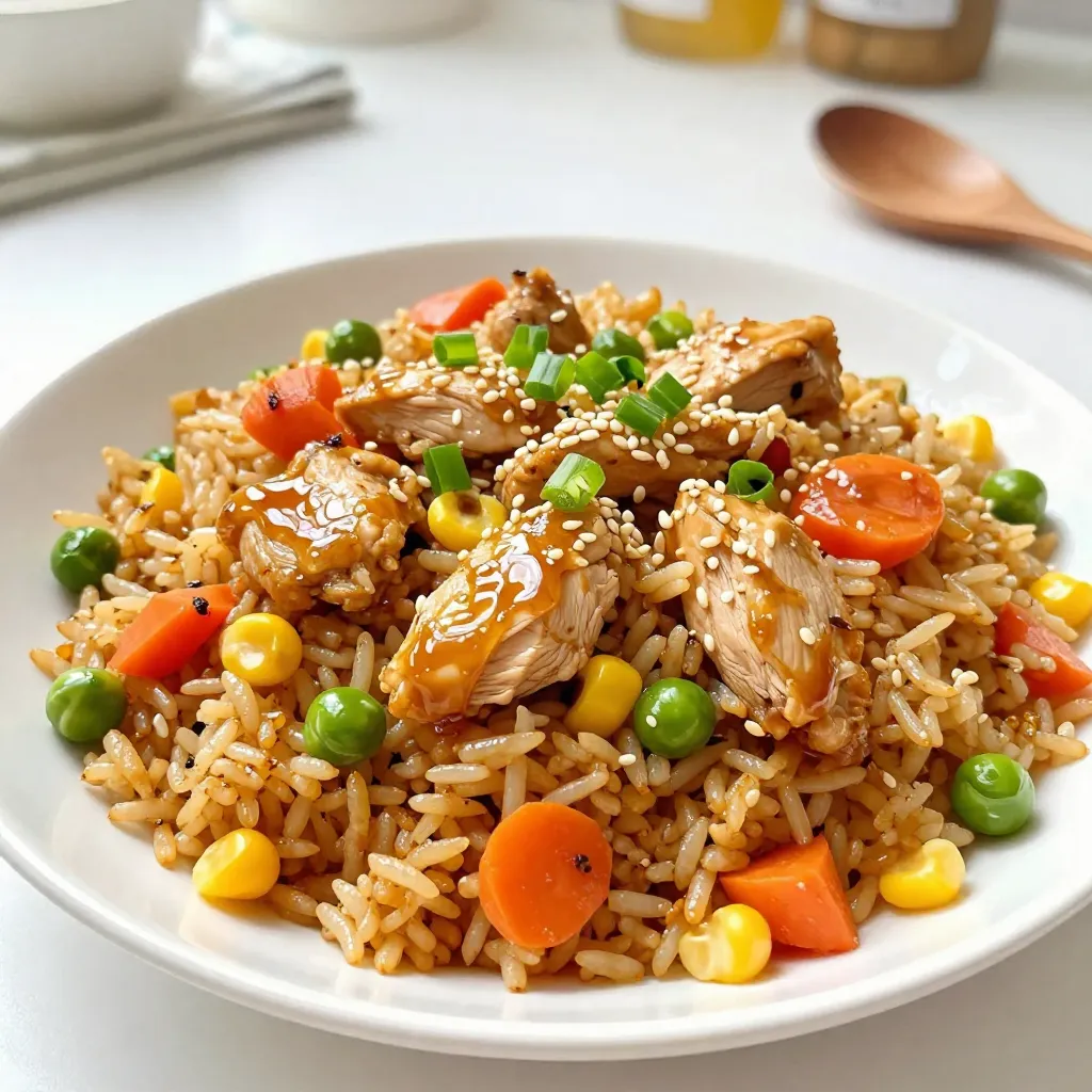Honey Garlic Chicken Fried Rice Simple and Tasty Meal