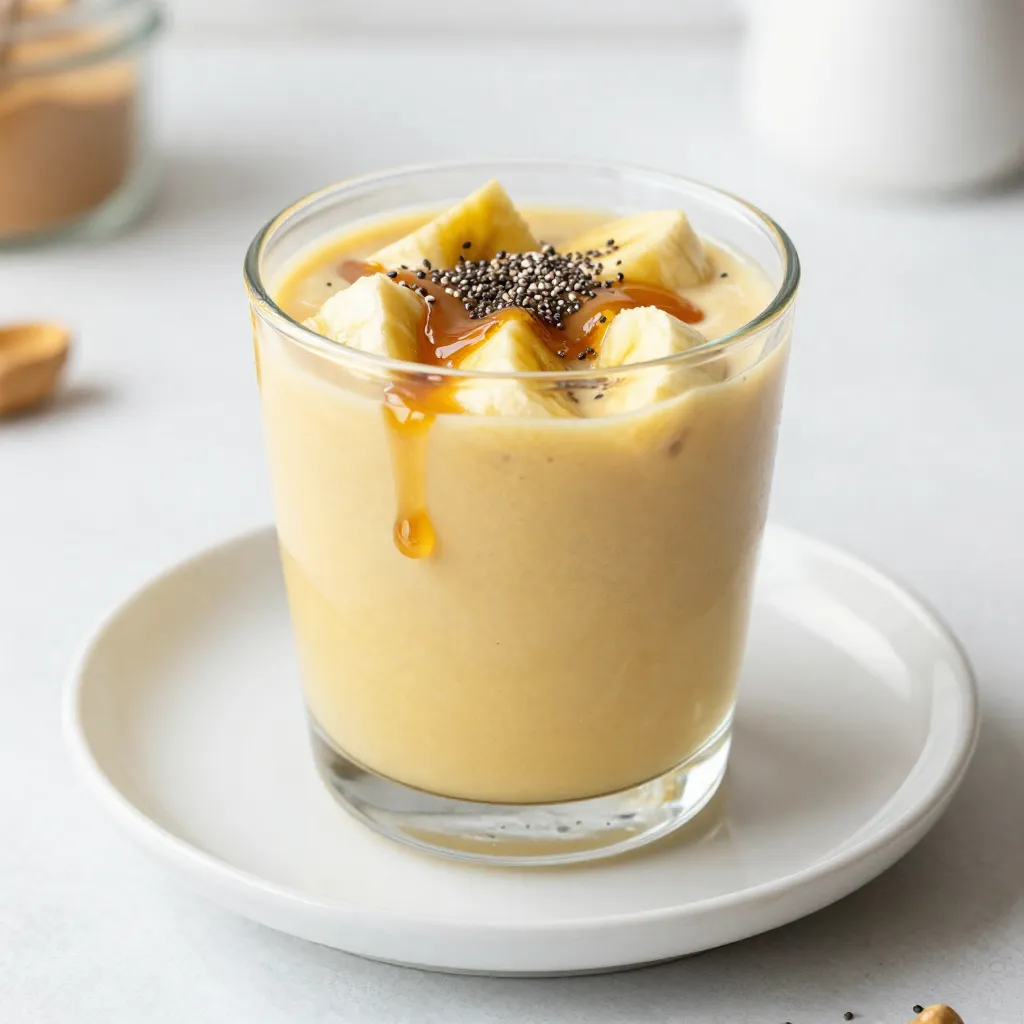 Peanut Butter Banana Smoothie Easy Creamy Recipe