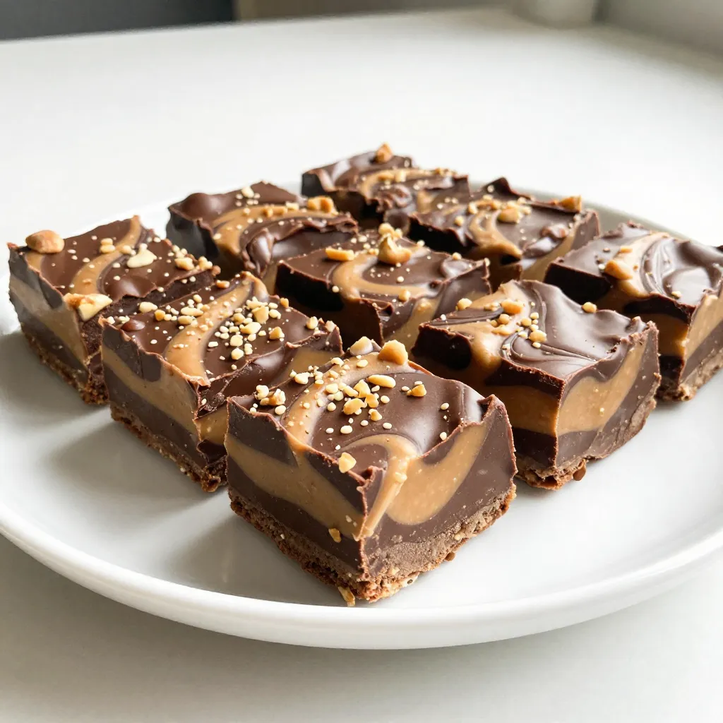 Chocolate Peanut Butter Swirl Fudge Irresistible Treat