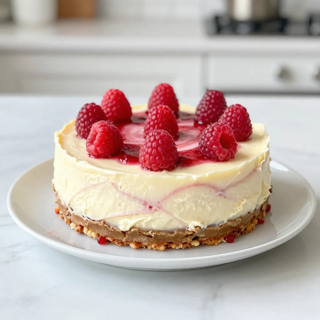 White Chocolate Raspberry Cheesecake Delightful Dessert