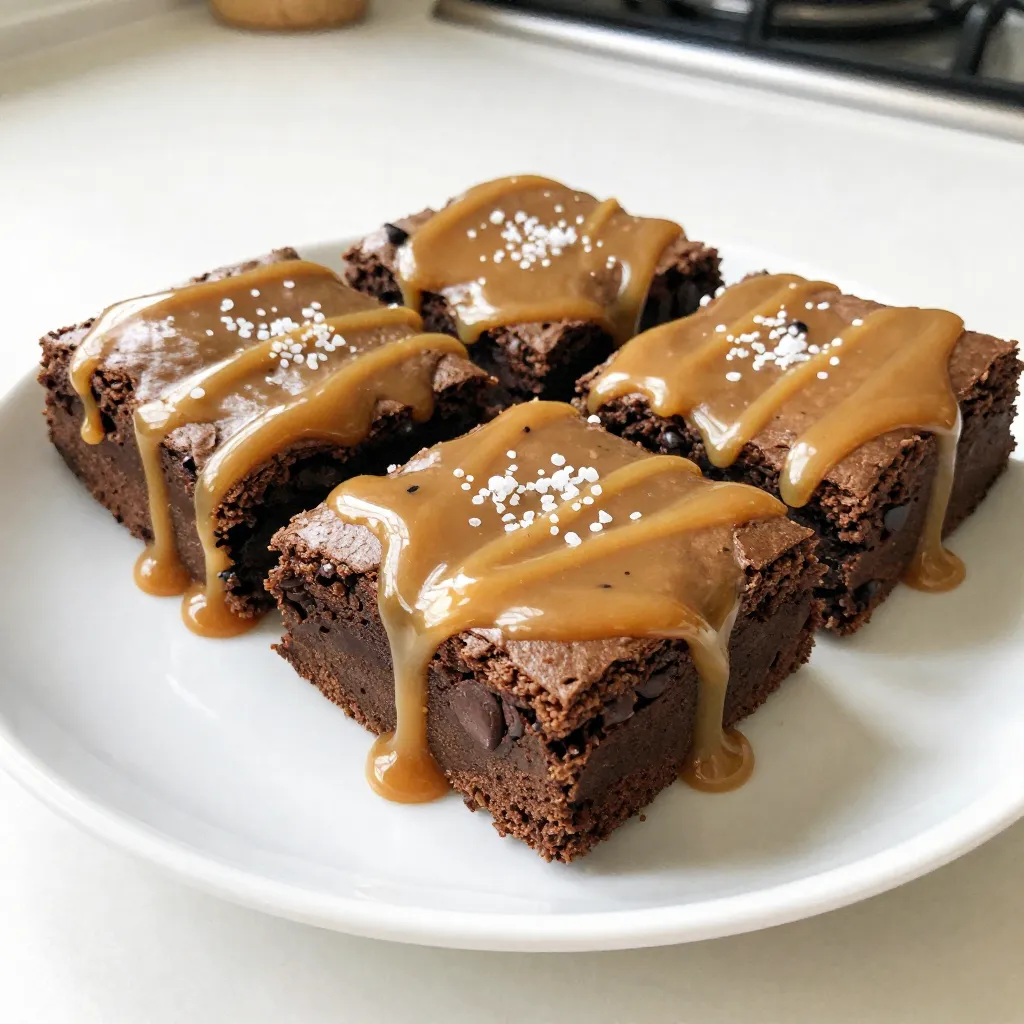 Salted Caramel Mocha Brownies Irresistible Treat