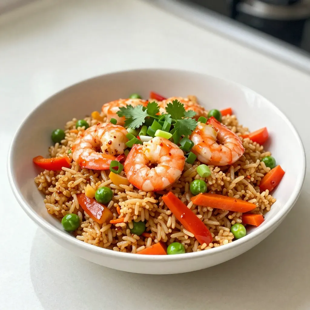 Spicy Shrimp Fried Rice Flavorful Delight Under 30 Minutes