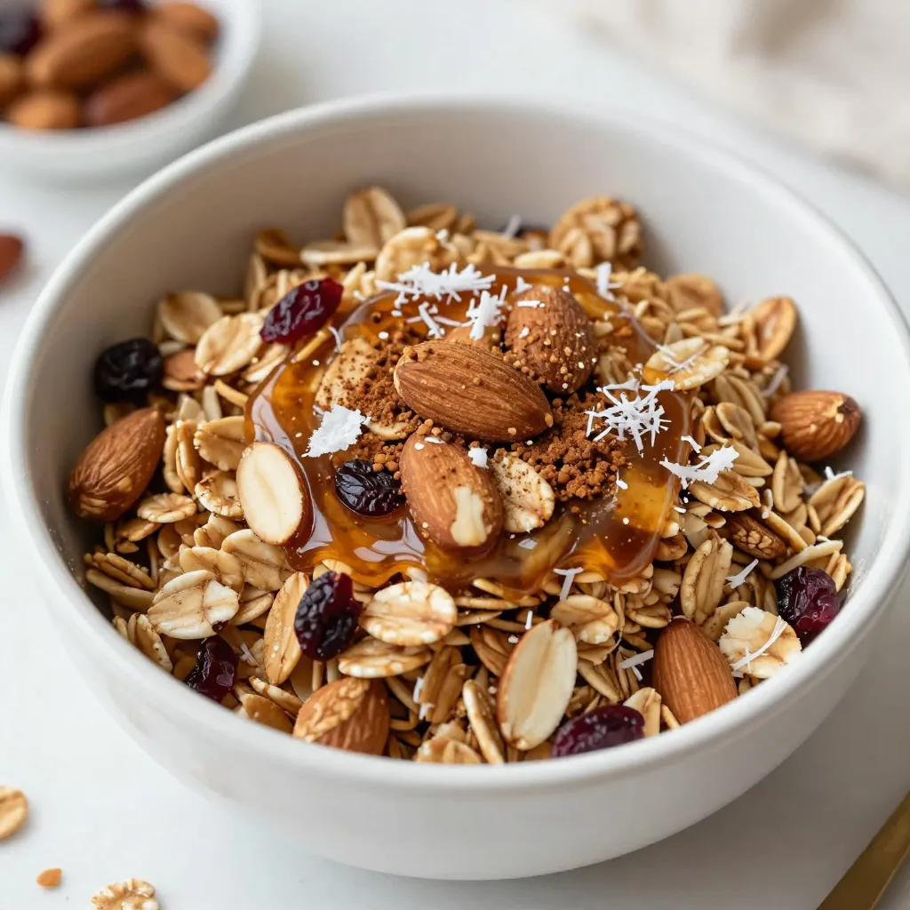 Vanilla Almond Granola Crunchy and Simple Recipe