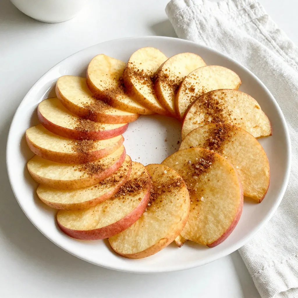 Cinnamon Sugar Apple Chips Tasty and Simple Snack