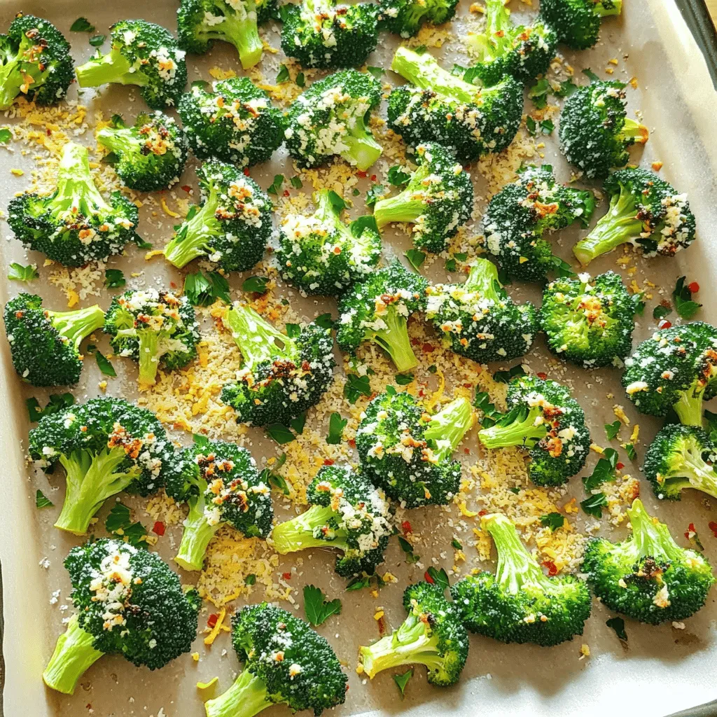 Garlic Parmesan Roasted Broccoli Flavorful Side Dish