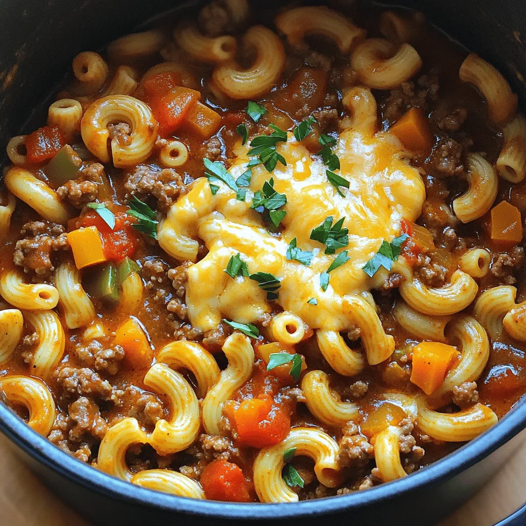 Easy One Pot Goulash Simple and Flavorful Recipe